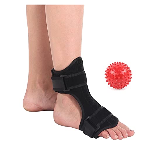 LIZHE Ortesis Ajustable ortesis Plantar Fasciitis Dorsal férula de sujeción del estabilizador de Alivio del Dolor de Alivio del Dolor con la Bola de Masaje (Color : Only Orthosis)