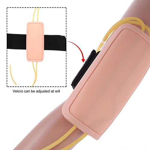 LKZL Entrenador de Práctica IV Portátil, Brazo de Práctica de Flebotomía Y Venopunción, para La Formación de Aprendices de Enfermería Inyección Intravenosa, Infusión Y Habilidad Intravenosa