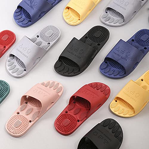 LLGG Masajes Playa Chanclas Sandalias,Zapatillas de Masaje de pies Hembra, plástico Suave Inferior-Masaje Azul_42/43,Zapatillas de casa de Fondo Suave