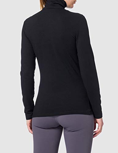 Löffler - Jersey de Manga Larga con Cremallera para Mujer, otoño/Invierno, Mujer, Color Negro - Negro, tamaño 36 [DE 34]