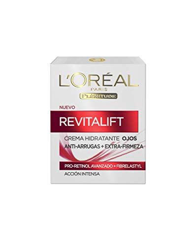 L'Oréal Paris Revitalift Contorno de Ojos Anti-edad Hidratante, Antiarrugas y Extra Firmeza, 15 ml