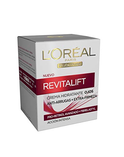 L'Oréal Paris Revitalift Contorno de Ojos Anti-edad Hidratante, Antiarrugas y Extra Firmeza, 15 ml