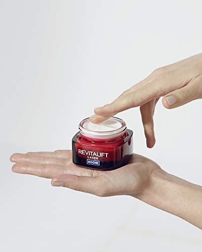 L'Oréal Paris Revitalift Láser Crema de Noche Anti-Edad Triple Acción, Antiarrugas y Multicorrección, 50 ml