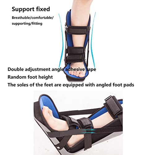 LSVRGI Zapato De Yeso Fijo Bota para Caminar Bota Elástica para Dormir Soporte Ajustable para Tendinitis De Aquiles para El Tratamiento del Dolor De Fascia, Talón Y Espolón Óseo O Arco