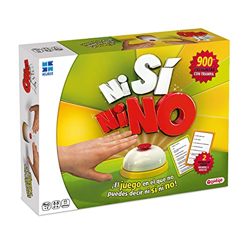 Lúdilo-678401 Ni si ni no (lúdico) juego de mesa para niños, multicolor, 32.5 x 25.7 x 6.1 (678401)