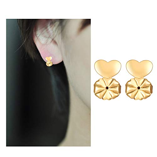 lujiaoshout 2 Pares de aretes mágicos Casuales aretes hipoalergénicos compatibles con Todos los Tacos