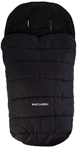 Maclaren saco de pies universal para carrito de bebé , Con suave forro polar que añade un acolchado adicional al asiento, Para todos los carritos de bebé tipo paraguas de Maclaren y de otras marcas