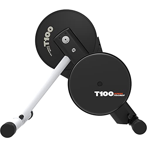 Magene T100 Soporte para Entrenador de Bicicleta Interior Semi-Inteligente, Entrenador Turbo con Función de Alimentación para Ciclismo, Compatible con Ant+/Bluetooth