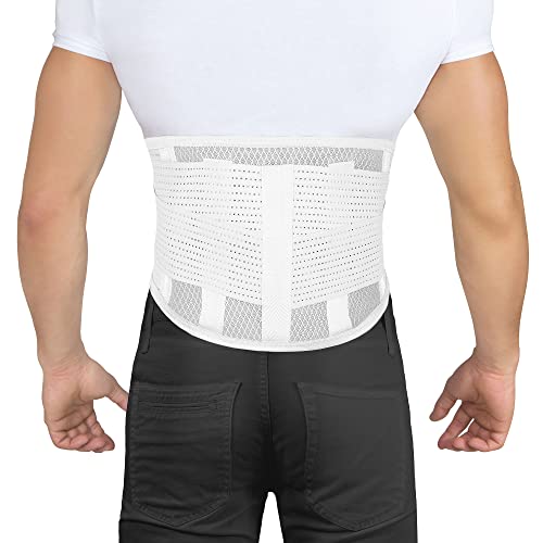 MagnetRX® Faja Lumbar Terapéutica con Imanes de Magnetoterapia– Soporte Lumbar Ortopédico para el Dolor de Espalda Alivio de la Ciática Lumbago – Cinturón Lumbar para Hombres y Mujeres (Large)