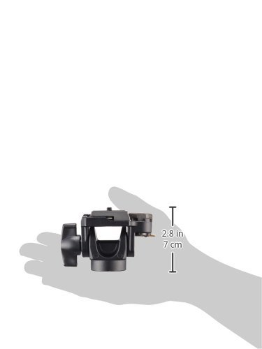 Manfrotto 234RC - Rótula con movimiento de inclinación frontal para monopiés con zapata rápida, negro