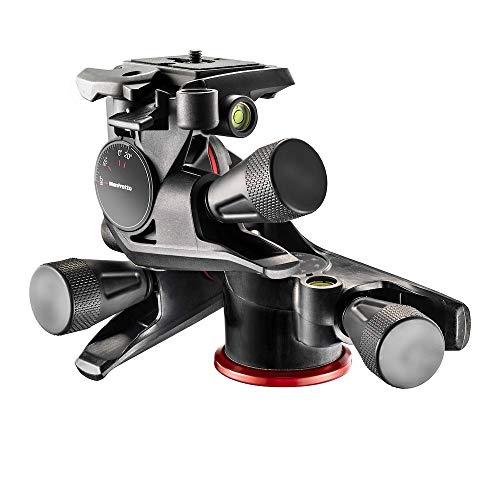 Manfrotto Rótula de 3 Ejes XPRO, Cabezal para Trípode con 3 Ejes de Movimiento de Alta Precisión para Equipamiento de Fotogradía y Cámara, Creación de Contenidos, Vlogging