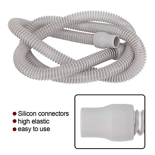 Manguera de CPAP, tubo de CPAP de plástico universal, accesorios de manguera de repuesto, tubo de máquina de respiración, tubo para ventilador respiratorio