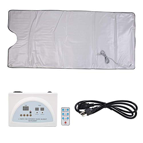 Manta de sauna de infrarrojos con control de temperatura, máquina de modelado de cuerpo con manta de calefacción de sauna de infrarrojos lejanos de 220 V Material de PU PVC