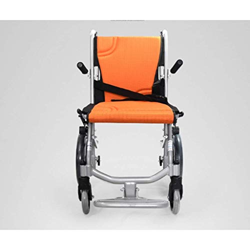 Manual de Ruedas móviles Sillas de Ruedas para minusválidos en Silla de Ruedas de Aluminio Plegable Walker Ligero Plegable portátil Silla de Ruedas Transporte Carrito Walker