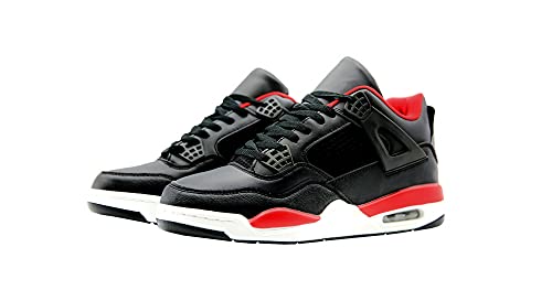 Mapleaf Baloncesto Zapatillas Hombre Deportivas Bebe Niño Adolescentes Fitness Ejercicio Running Zapatos Fútbol Tennis Gimnasio Andar Trail Trabajo Casuales Sneakers Deportivos Negro Rojo Talla 38