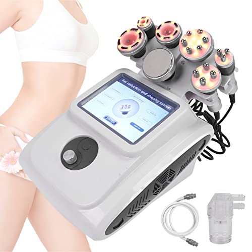 Máquina de Adelgazamiento Corporal 7 en 1 40K HF, Máquina de Belleza Adelgazante Multifunción, Masajeador Ultrasónico para Eliminar la Celulitis, Instrumento de Belleza Moldeador de Masaje Al(EU)