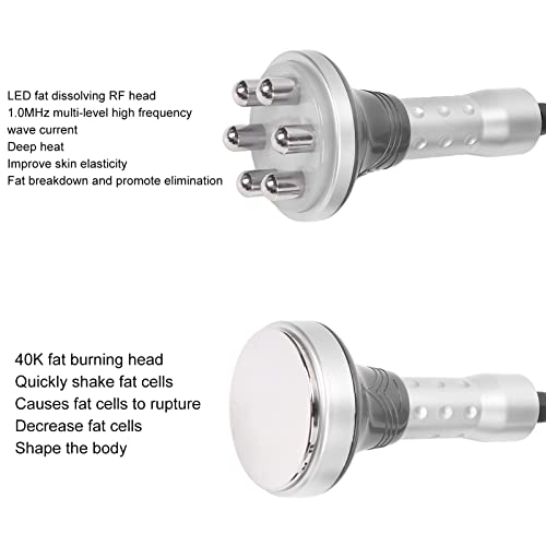Máquina De Adelgazamiento Corporal De RF De 40 K 7 En 1, Masajeador De Eliminación De Celulitis Por Cavitación Ultrasónica, Instrumento De Belleza De Modelado De Masaje De Presión Negativa(EU)