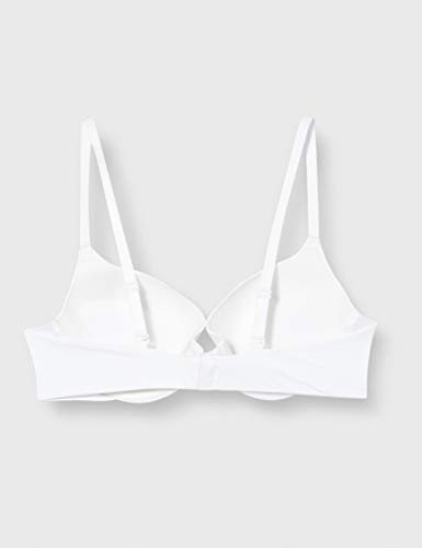 Marca Amazon - IRIS & LILLY BLIC004 sujetadores push up, Blanco (White), 100C (Talla del fabricante: 38C)