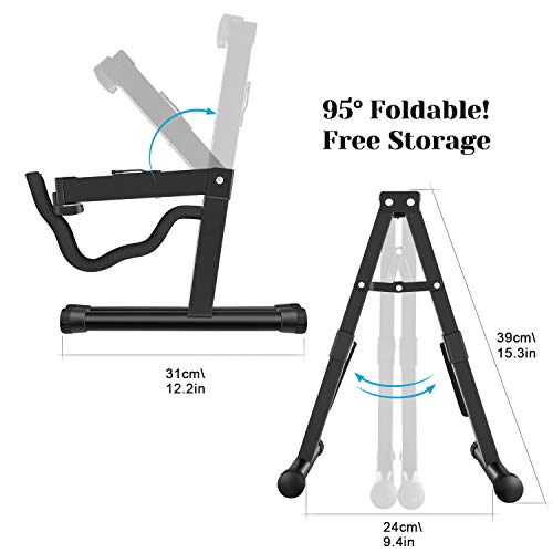 MARTISAN Soporte de guitarra Universal Plegable para Guitarra Eléctrica Guitarras Acustica Electrica Bajo