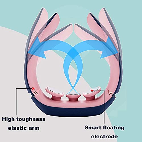 Masajeador Cervical, Masajeador Electromagnético, Masajeador de Cuello Inalámbrico Inteligente, Masajeador de Cuello Multifunción de con Función de Calefacción, Aliviar Rápidamente el Dolor Cervical