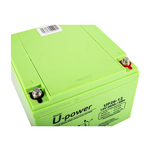 Master U-Power Mu-Up26-12 Batería Plomo Agm 26Ah 12V