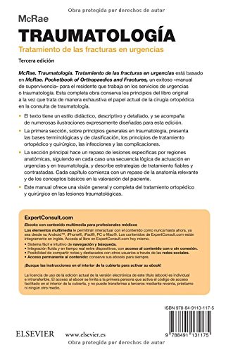 Mcrae. Traumatología. Tratamiento de las fracturas en urgencias + Expertconsult - 3ª edición