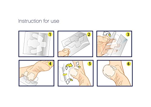 Medrull Estéril Transparente e Impermeable Cosmetic Patches Set CRACKED HEELS Apósitos