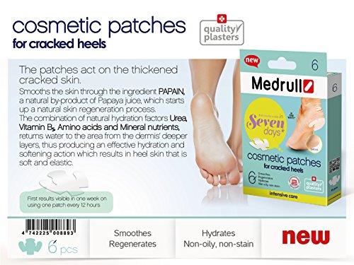 Medrull Estéril Transparente e Impermeable Cosmetic Patches Set CRACKED HEELS Apósitos