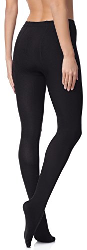 Merry Style Medias Mallas Térmicas Mujer 24555 (Negro, EU 40/42)