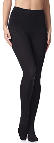 Merry Style Medias Mallas Térmicas Mujer 24555 (Negro, EU 40/42)