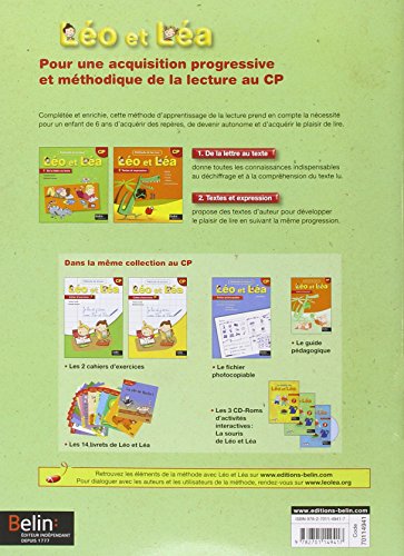 Méthode de lecture. Léo et Léa CP. Cahier d'exercices. Per la Scuola elementare (Vol. 1): Cahier d'exercices 1