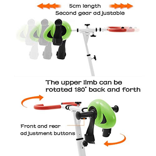 MFLASMF Bicicleta de rehabilitación eléctrica Bicicleta de Entrenamiento con Pedal estacionario, Ejercicios de Entrenamiento de hemiplejía para Brazos y Rodillas, Terapia física para disca