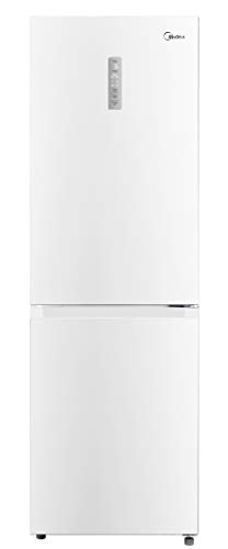 Midea KG7.20W - Frigorífico Combi Blanco A++ - No Frost - Libre Instalación - Frigorífico de Gran Capacidad 216 L + 104L Congelador - Control de temperatura táctil - Alto: 1.86m - Ancho: 60cm