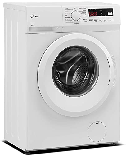 Midea ML07N1400w, Lavadora de Libre Instalación, Carga Frontal, 7kg, 1400rpm