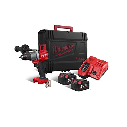 Milwaukee 4933464264 Taladro de Batera Combustible, 18 V, Rojo y Negro