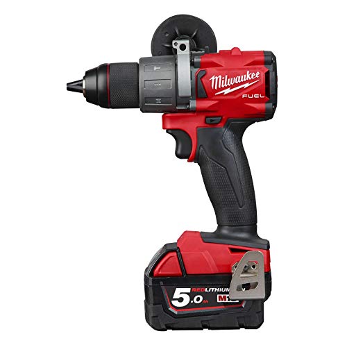 Milwaukee 4933464264 Taladro de Batera Combustible, 18 V, Rojo y Negro