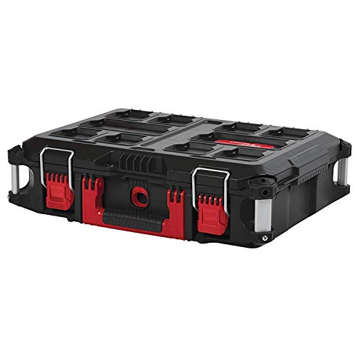 Milwaukee 932464080 Packout 4932464080-Caja de Herramientas (tamaño 3), Rojo