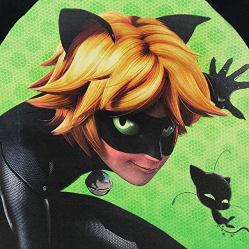 Miraculous Ladybug - Pijama para Niños - Cat Noir - Ajuste Ceñido - 5-6 Años