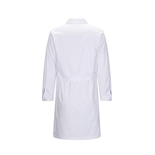 MISEMIYA - Bata Laboratorio Mujer Uniformes Sanitarios Bata Blanco Farmacia Uniformes Medicos Bata Farmacias Ref:8161 - XXL, Blanco