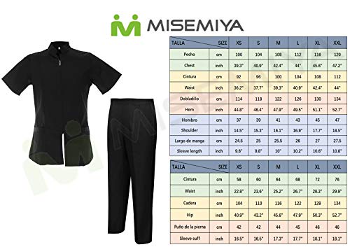 MISEMIYA - Casaca Y PANTALÓN Mujer Uniforme Laboral CLINICA Hospital Limpieza Veterinaria SANIDAD HOSTERERÍA- Ref.8298 - M, Blanco