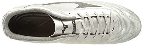 Mizuno Monarcidaneorugby Si, Botas de Rugby Unisex Adulto, Silver/Black, 40 EU