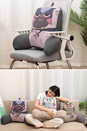 MJTP Confort Almohada de Lectura terapéutica Cojín de Soporte Lumbar Funda Lavable Soporte de Brazo Resistente Ideal como Respaldo para Libros o Juegos