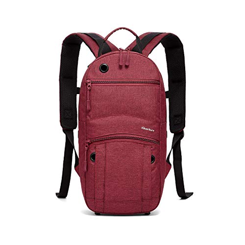 Mochila para botella de oxígeno portátil – Portareservas O2 médico cilíndrico para depósito de tamaño M2, A/M4, ML6, B/M6, M7, C/M9 (no apto para tipo D") – Rojo