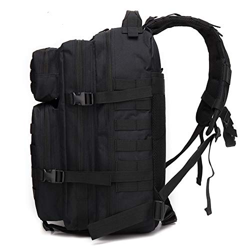 Mochila Táctica Militar Molle Impermeable 45L Mochila de Gran Capacidad Bolsa de Senderismo Mochila Multifunción, para Trekking Senderismo Viaje Camping Escalada Montañismo Pesca Escuela o Uso Diario