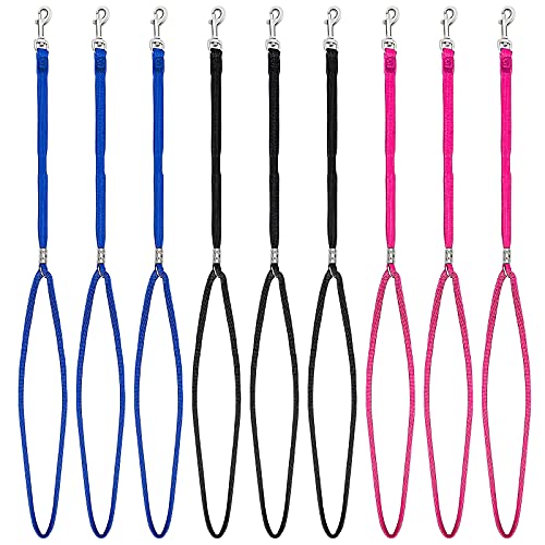 Molain 9 piezas Pet Dog Grooming Loops Correa de baño para mascotas Correas de sujeción para perro gato Bañado Nylon Restraint Noose Arnés Cuerda de seguridad Pet Grooming Mesa Suministros de bañera