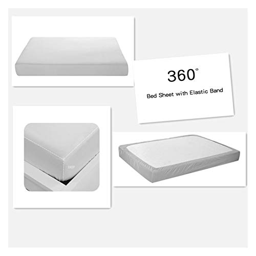 MOLUO Sábana Hoja de Cama de impresión Digital de Alta definición 3D con sábana de Cama, Cama King-Size, Cubierta de colchón 150x200 (Color : 5, Size : 120x200 Deep 30cm)