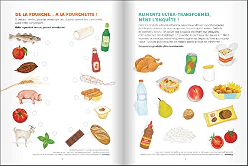 Mon cahier d'observation et d'activités: L'alimentation, de la nature à ton assiette !: 4 (Colibri)