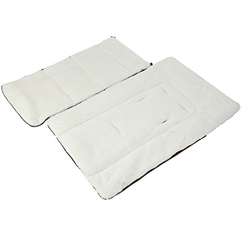 Monzana Saco de dormir para bebé Cochecito Silla de coche o Asiento Manta Marrón 93x56cm 100% Poliéster