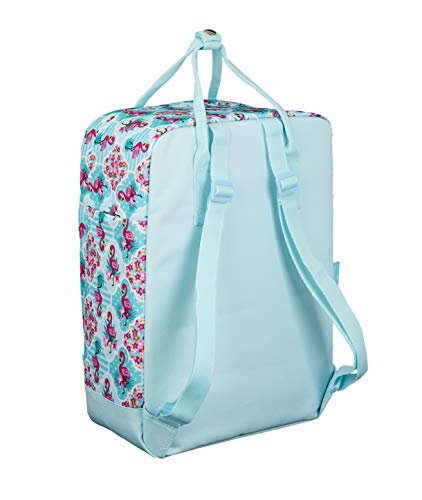 Moos Flamingo Turquoise Oficial Mochila Con Asas, 270x130x380mm