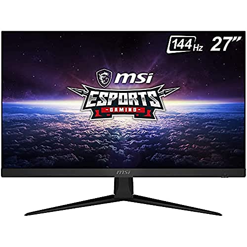 MSI Optix G271 - Monitor Gaming de 27" FullHD 144Hz (1920 x 1080p, Panel IPS, ratio 16:9, AMD FreeSync, brillo 250nits, 1 ms de respuesta) negro, compatible con consolas